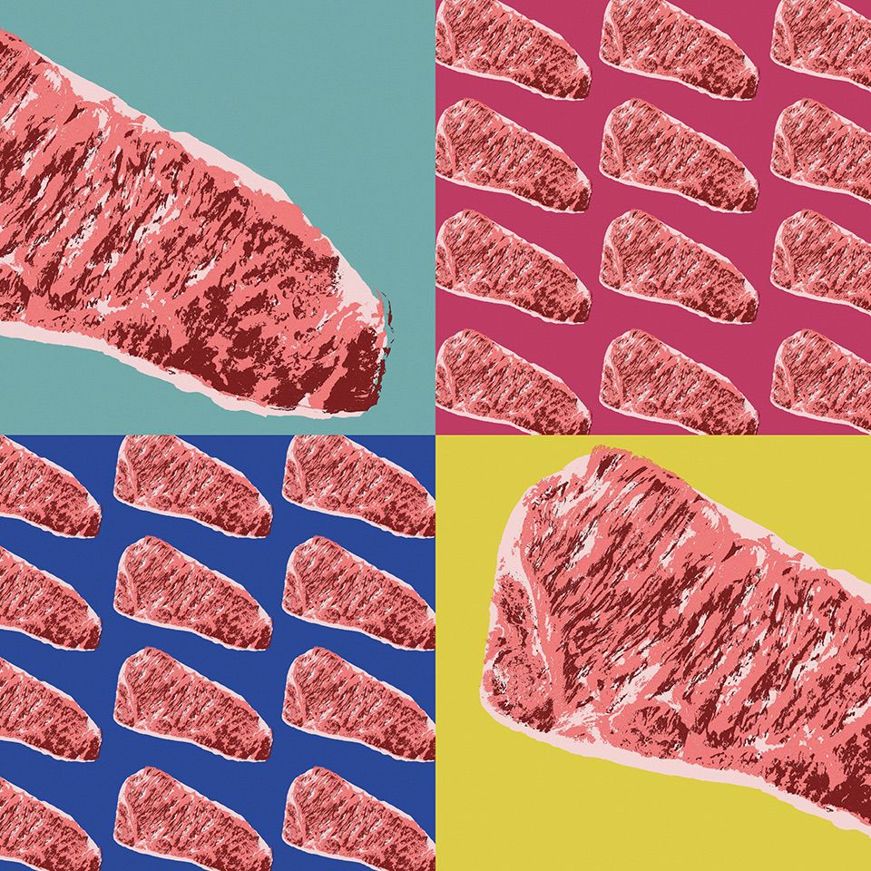 「ポップアート肉」イメージ