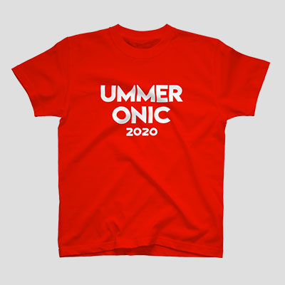 Tシャツ UMMER ONIC（白ロゴ）