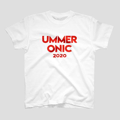 Tシャツ UMMER ONIC（赤ロゴ）